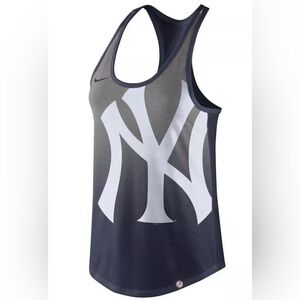Women's New York Yankees Nike Navy Tri-Fade Tank Top size small